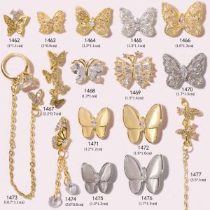 Butterfly Nail Art Accessories